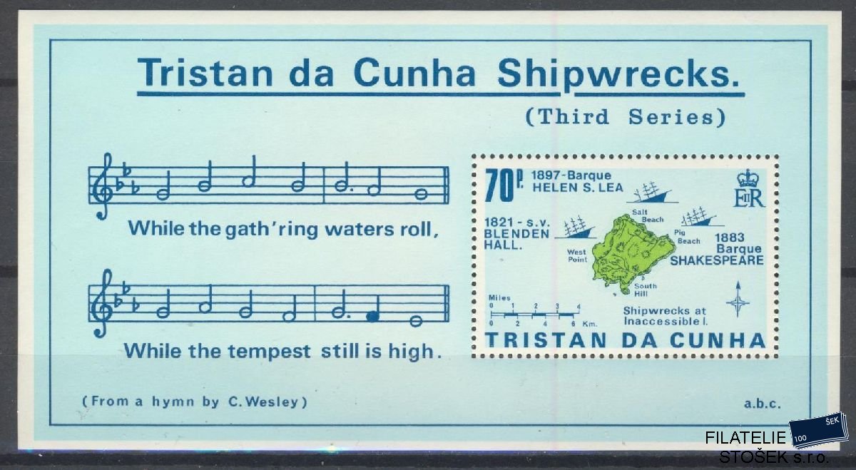 Tristan da Cunha známky Mi Blok 20