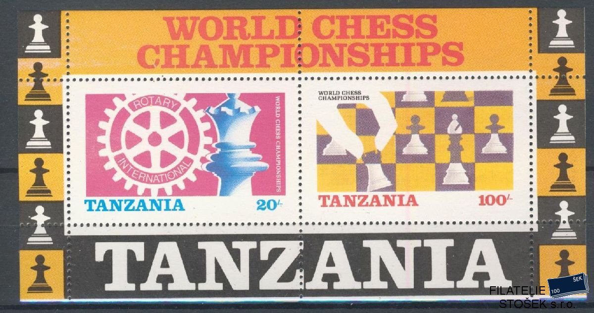 Tanzania známky Mi Blok 54