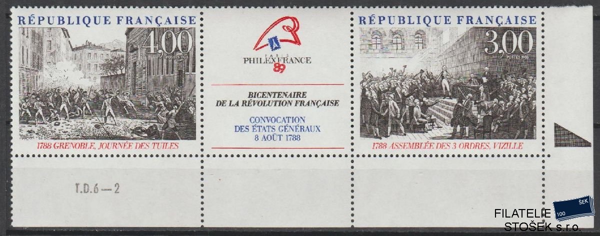 Francie známky Mi 2674-75