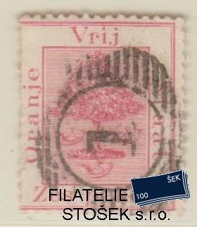 Oranje Staat známky Mi 2 - Razítko