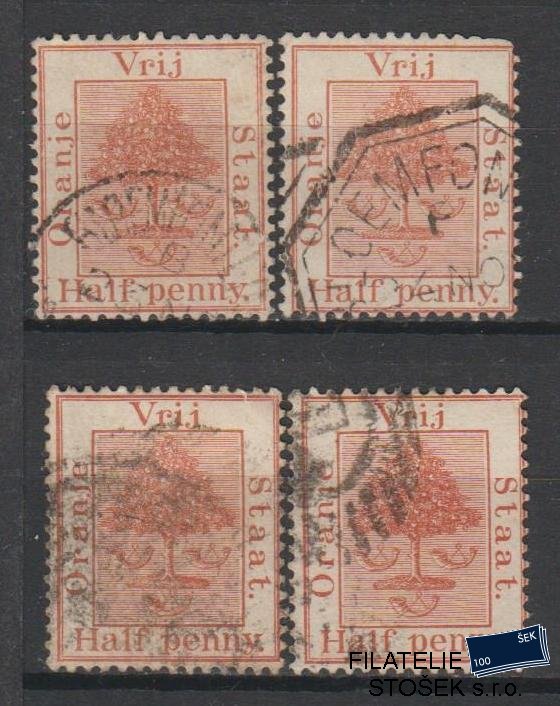 Oranje Staat známky Mi 10 - Sestava