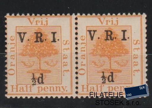 Oranje Staat známky Mi 23 - 2 Páska