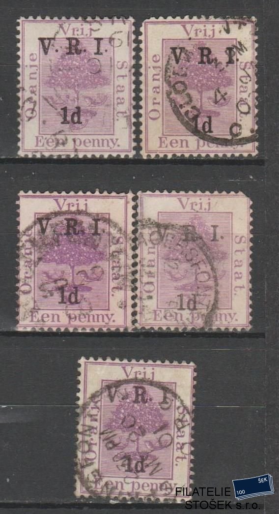 Oranje Staat známky Mi 24 - Sestava