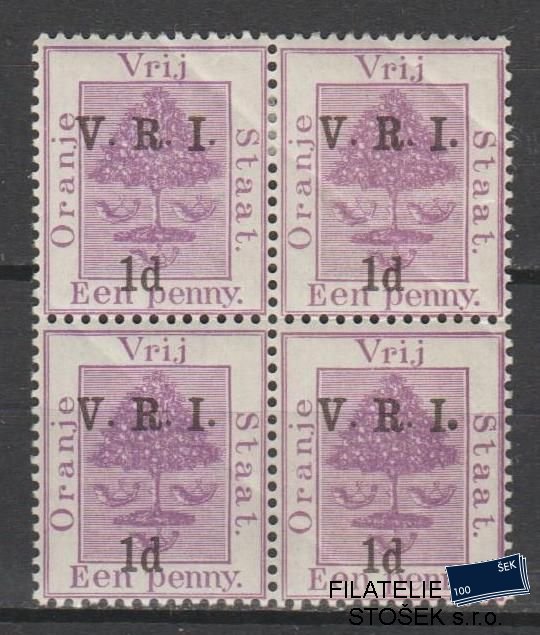 Oranje Staat známky Mi 24 - 4 Blok