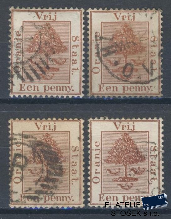 Oranje Staat známky Mi 1 - Sestava