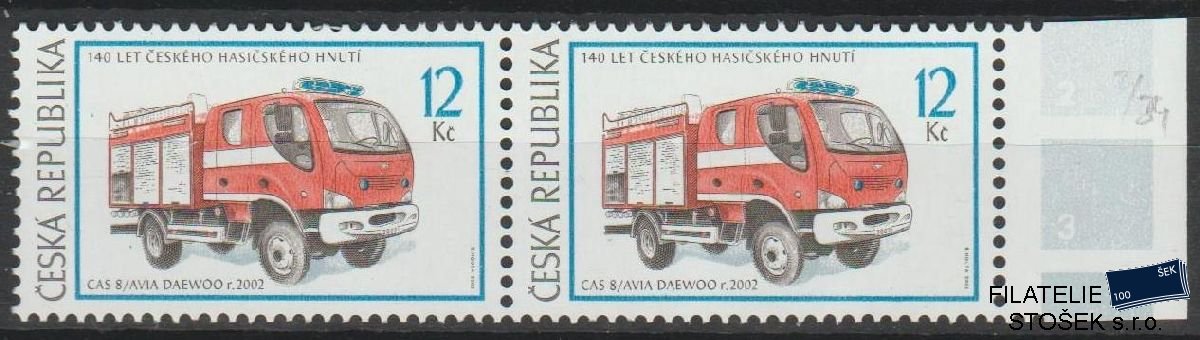 ČR známky 377 2 Páska DV 34/2