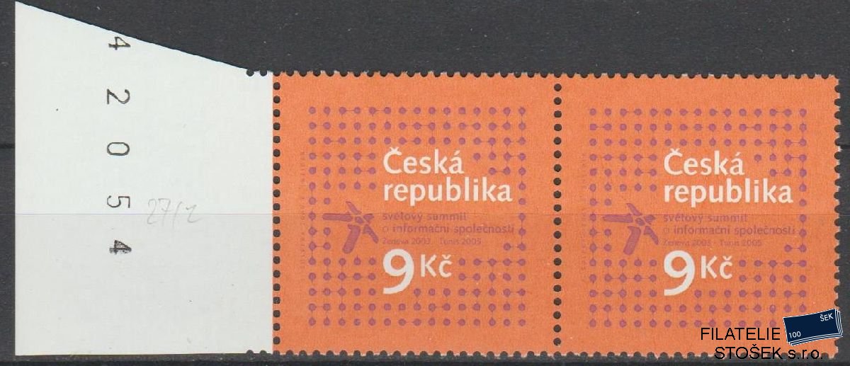ČR známky 450 2 Páska DV 27/2