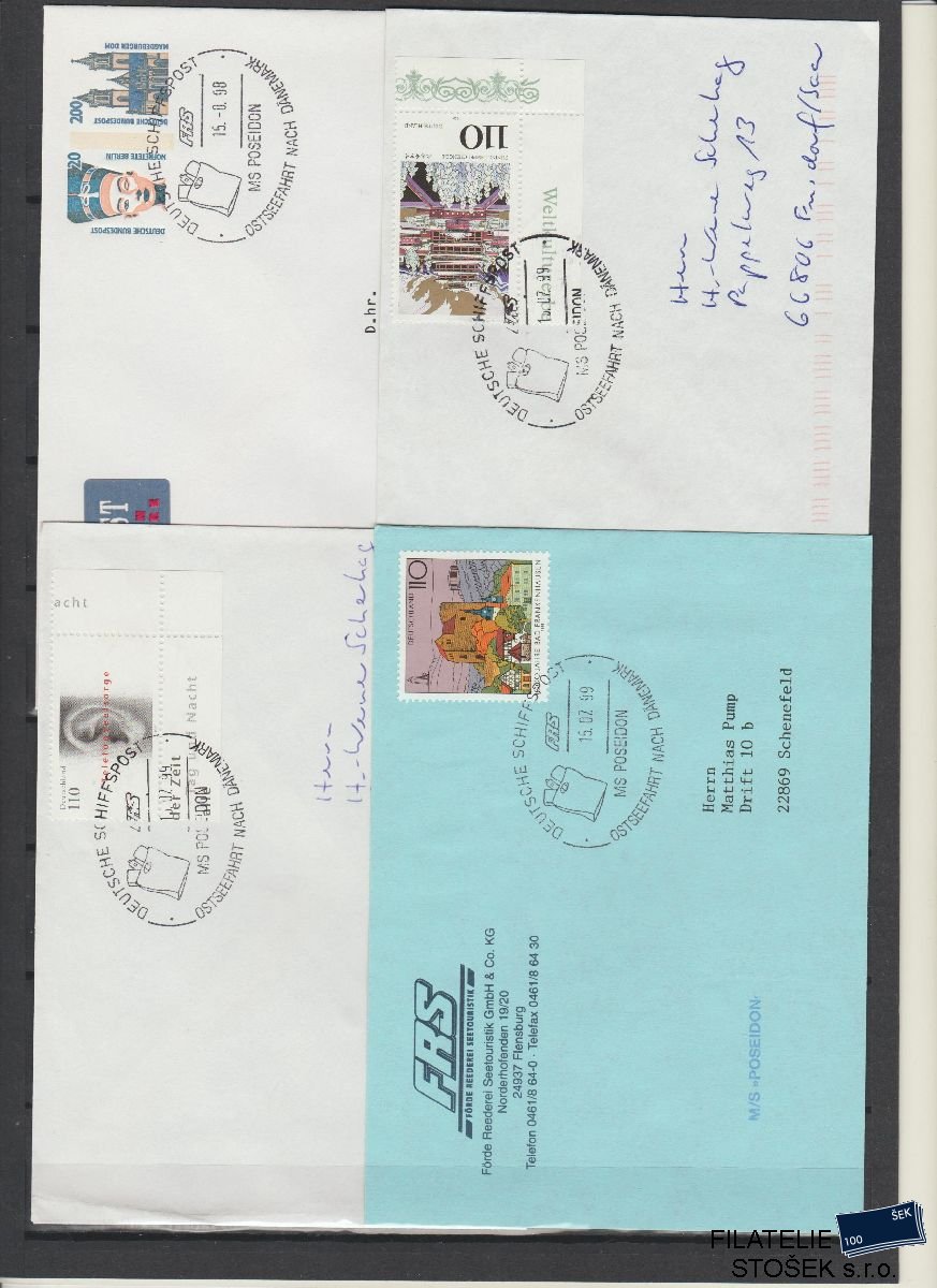 Lodní pošta celistvosti - Německo