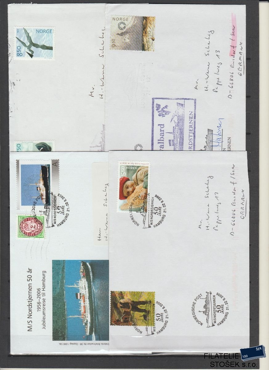 Lodní pošta celistvosti - Norsko