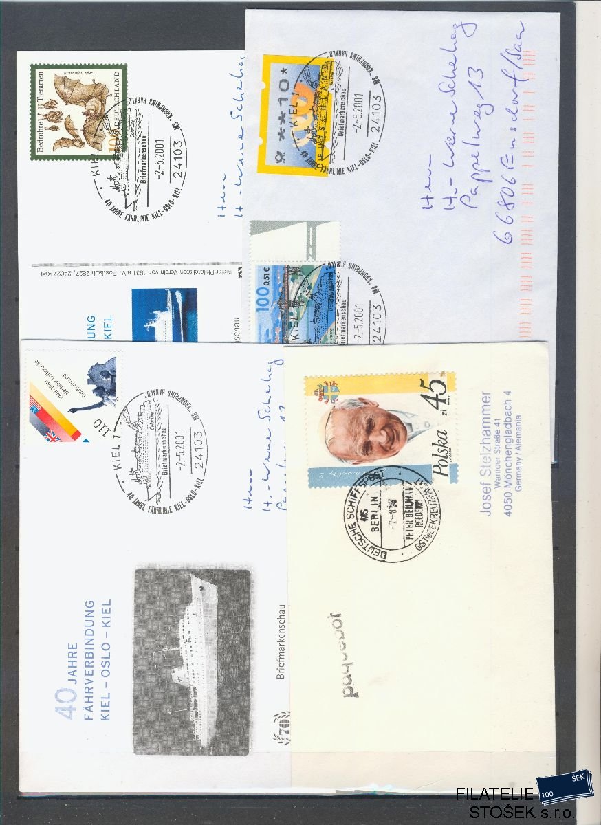 Lodní pošta celistvosti - Německo