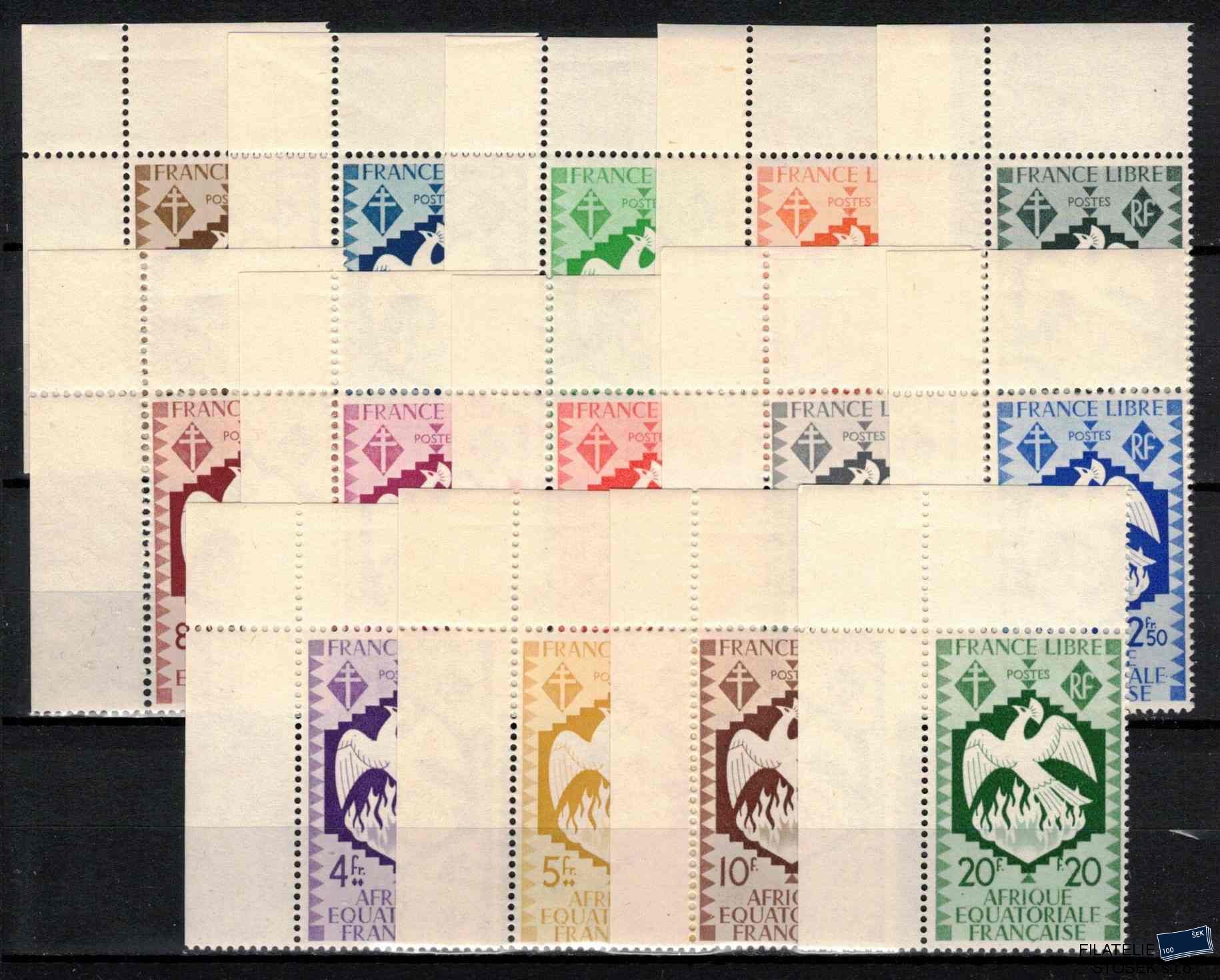 Afrique équatoriale známky Yv 141-54