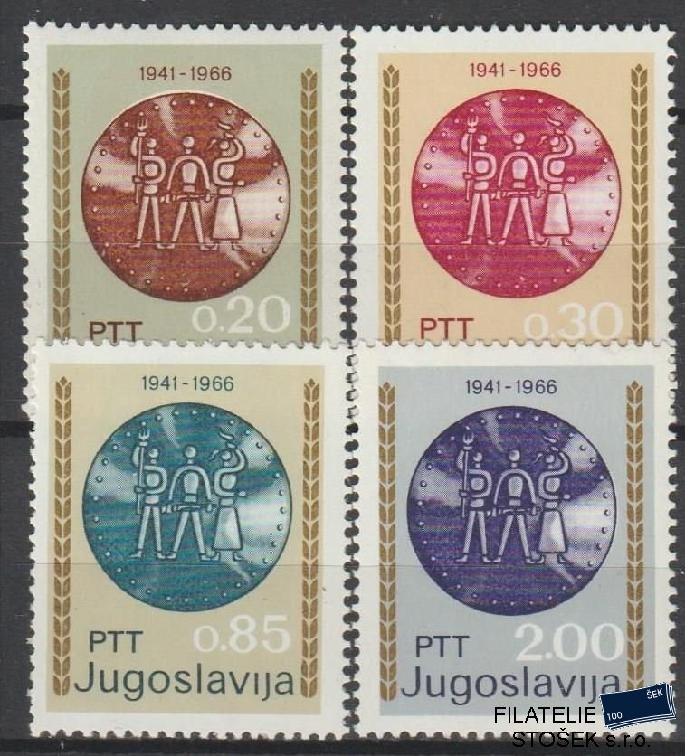 Jugoslávie známky Mi 1179-82