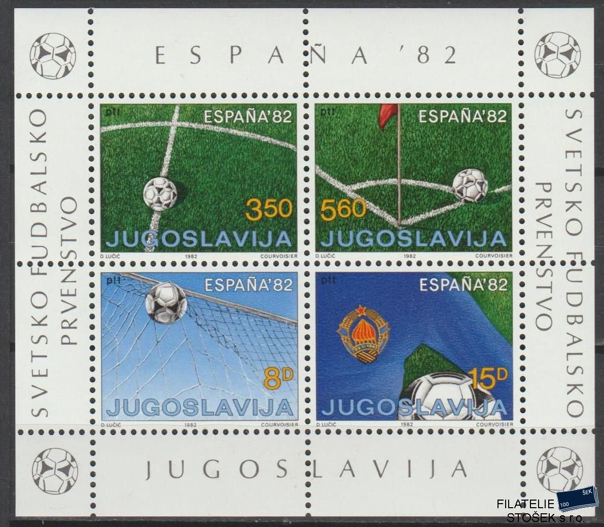 Jugoslávie známky Mi Blok 20
