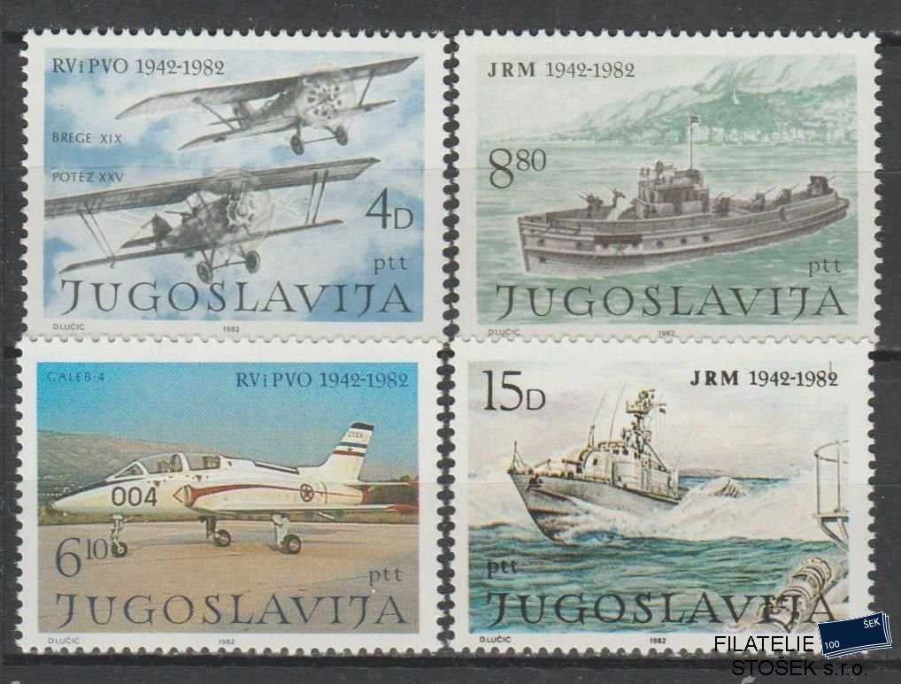 Jugoslávie známky Mi 1939-42