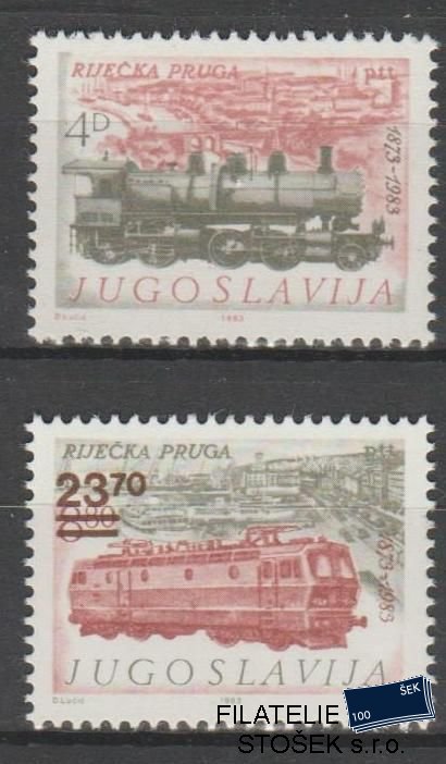 Jugoslávie známky Mi 1981-82