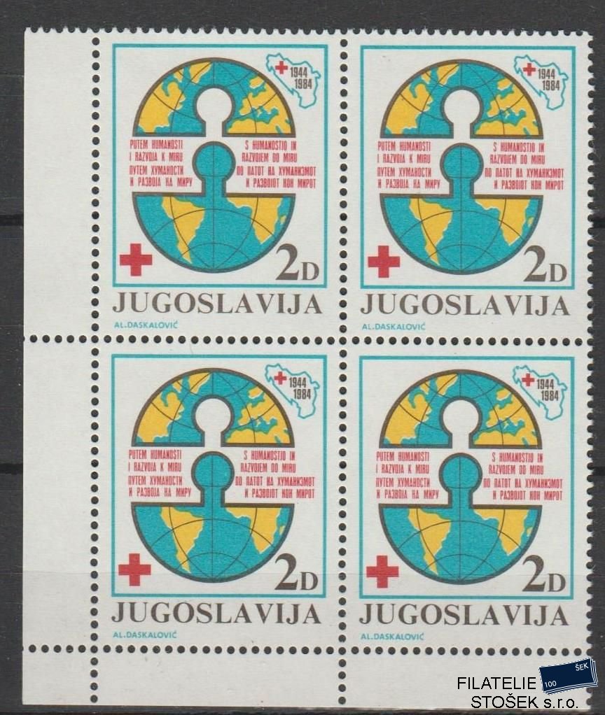 Jugoslávie známky Mi Z 85 4 Blok
