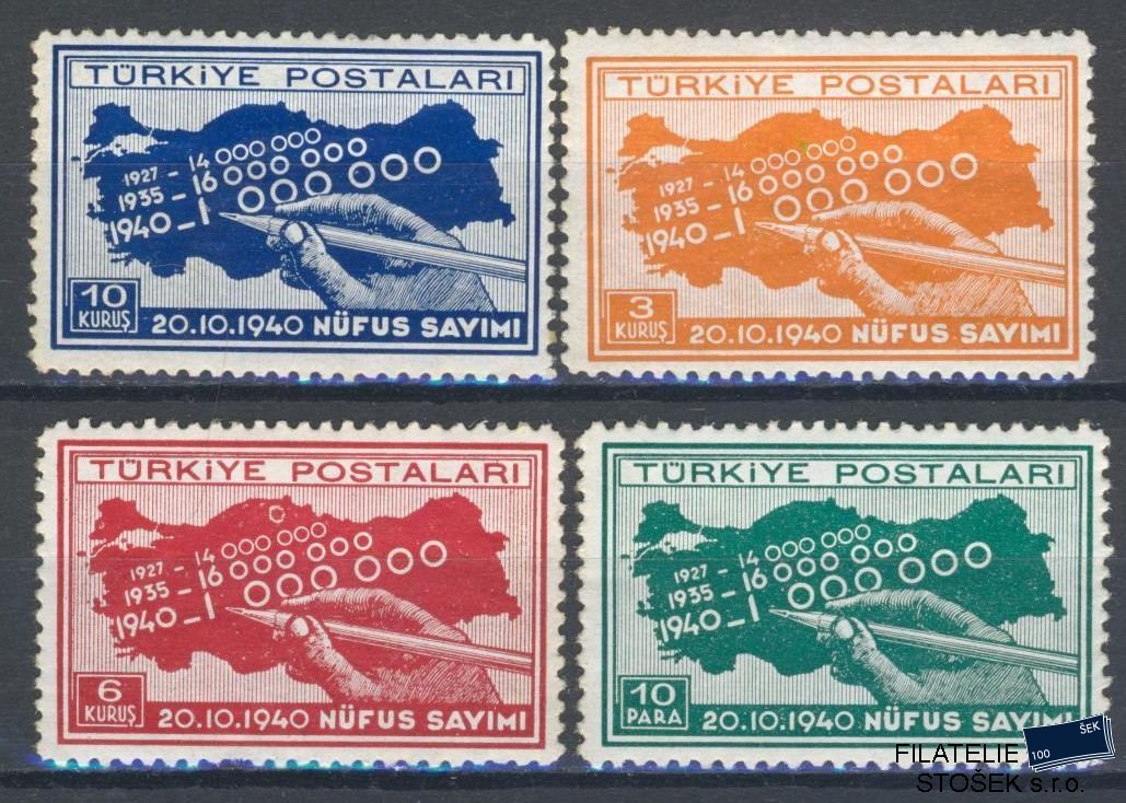 Turecko známky Mi 1086-89