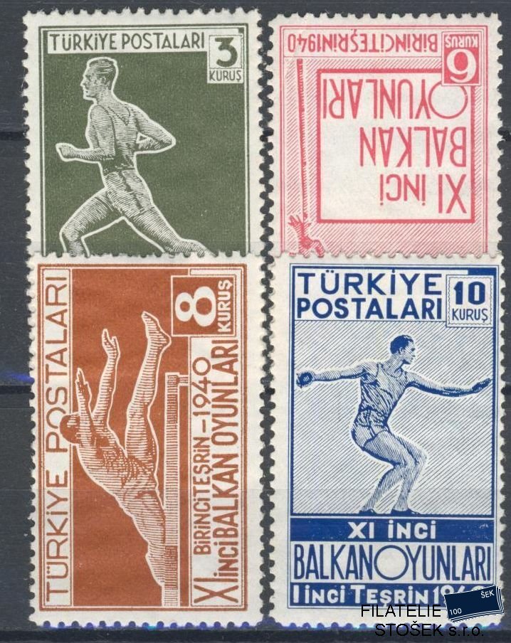 Turecko známky Mi 1090-93