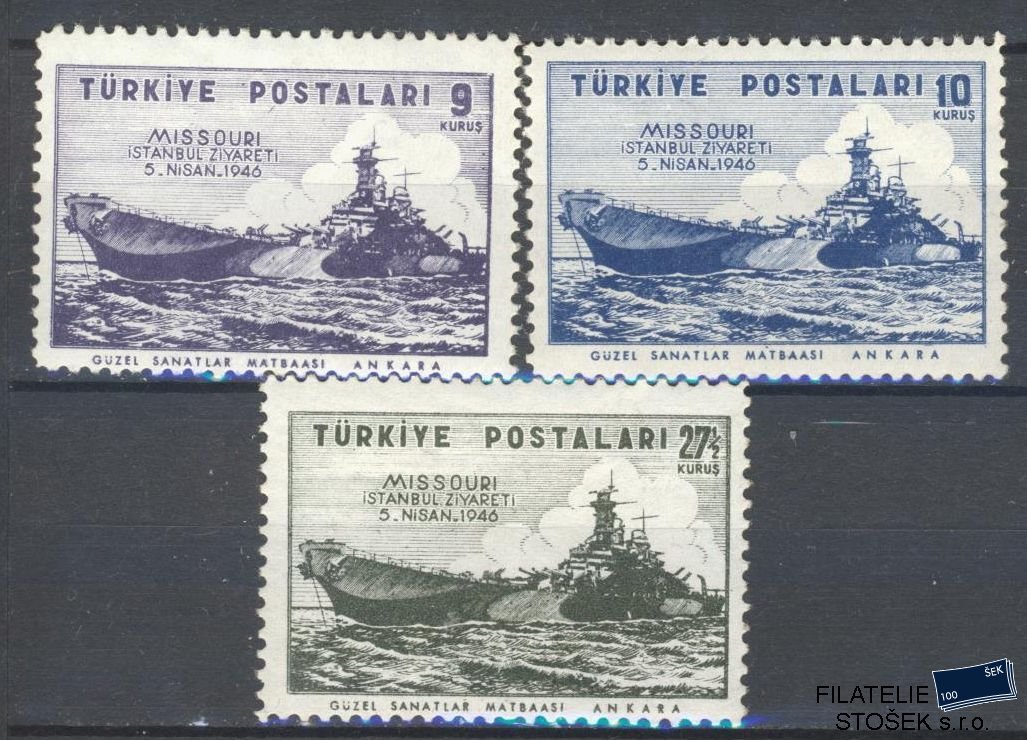 Turecko známky Mi 1179-81
