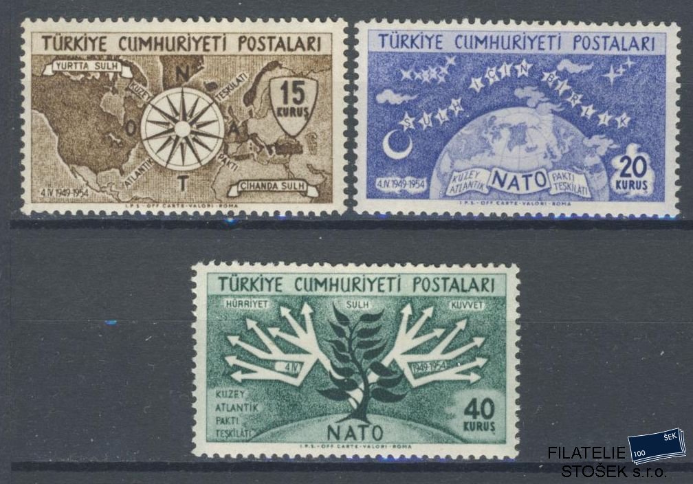 Turecko známky Mi 1388-90
