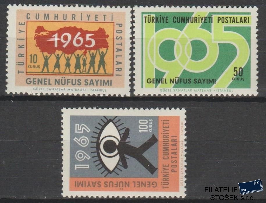 Turecko známky Mi 1963-65