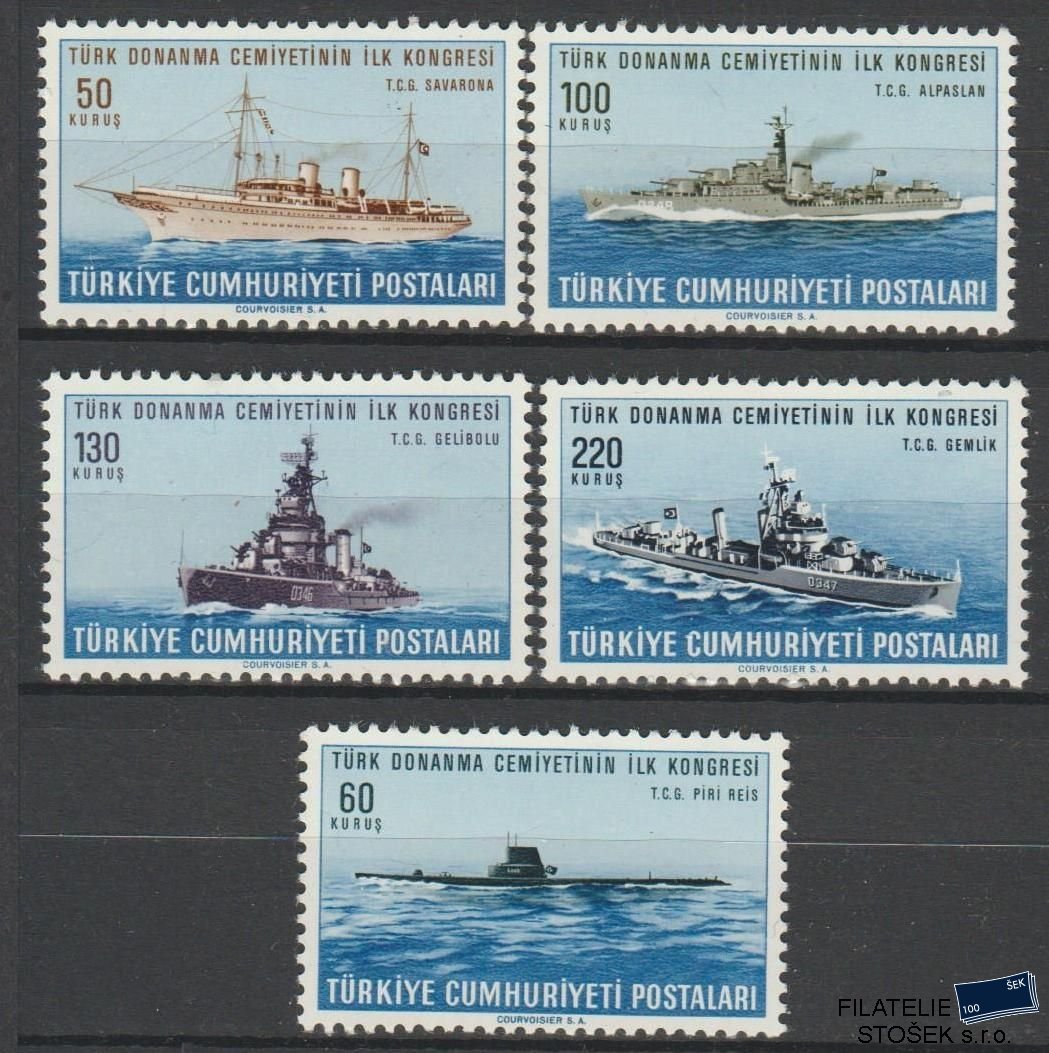 Turecko známky Mi 1971-75