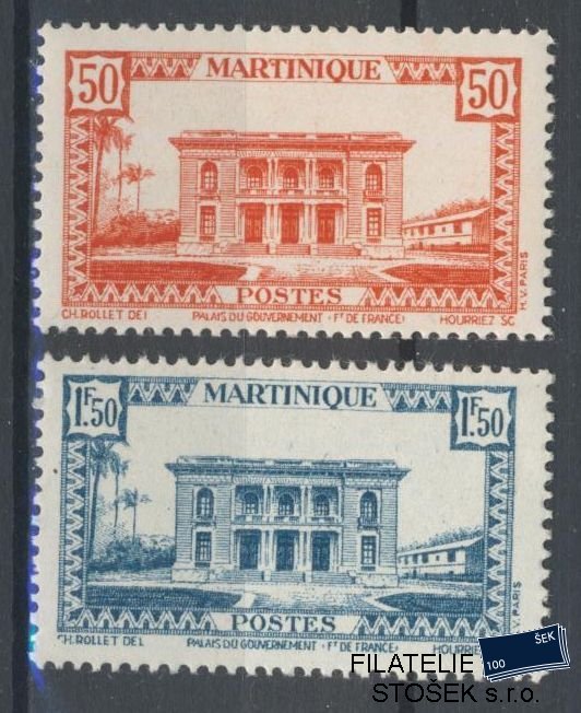 Martinique známky Yv 194-95 - Sestava