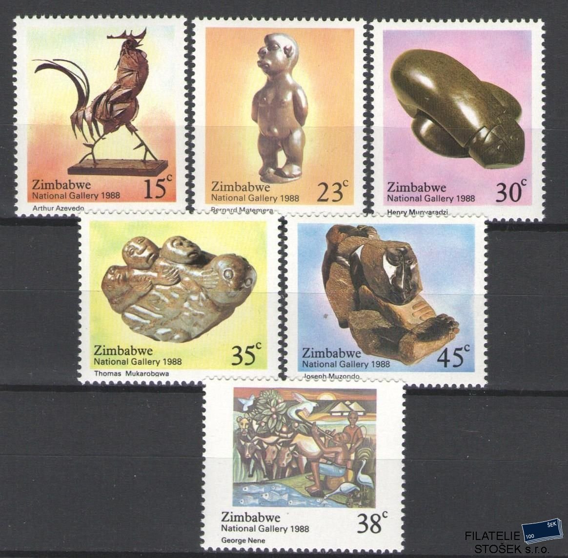 Zimbabwe známky Mi 378-83