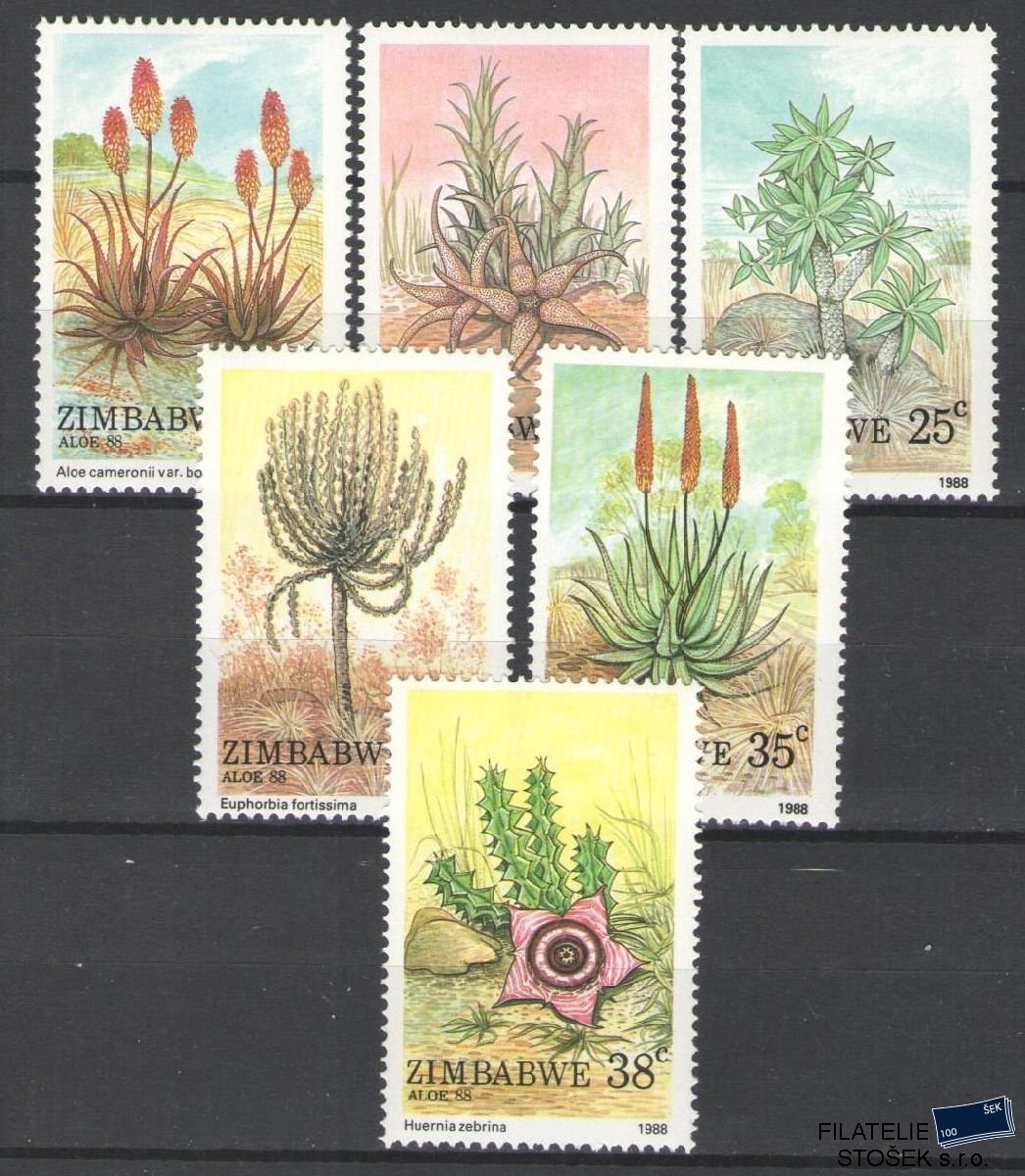 Zimbabwe známky Mi 384-89