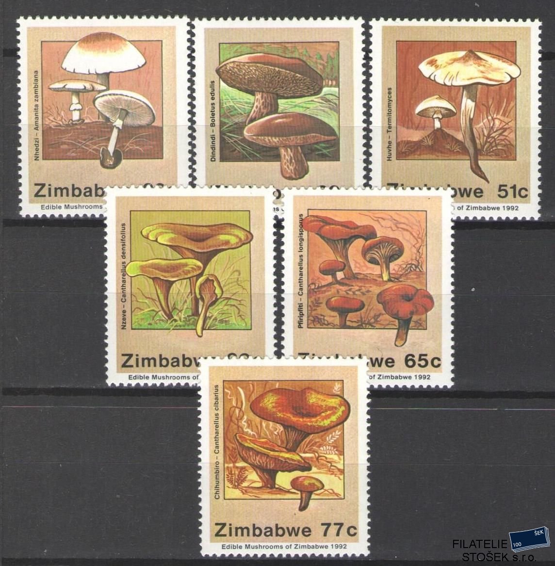 Zimbabwe známky Mi 476-81