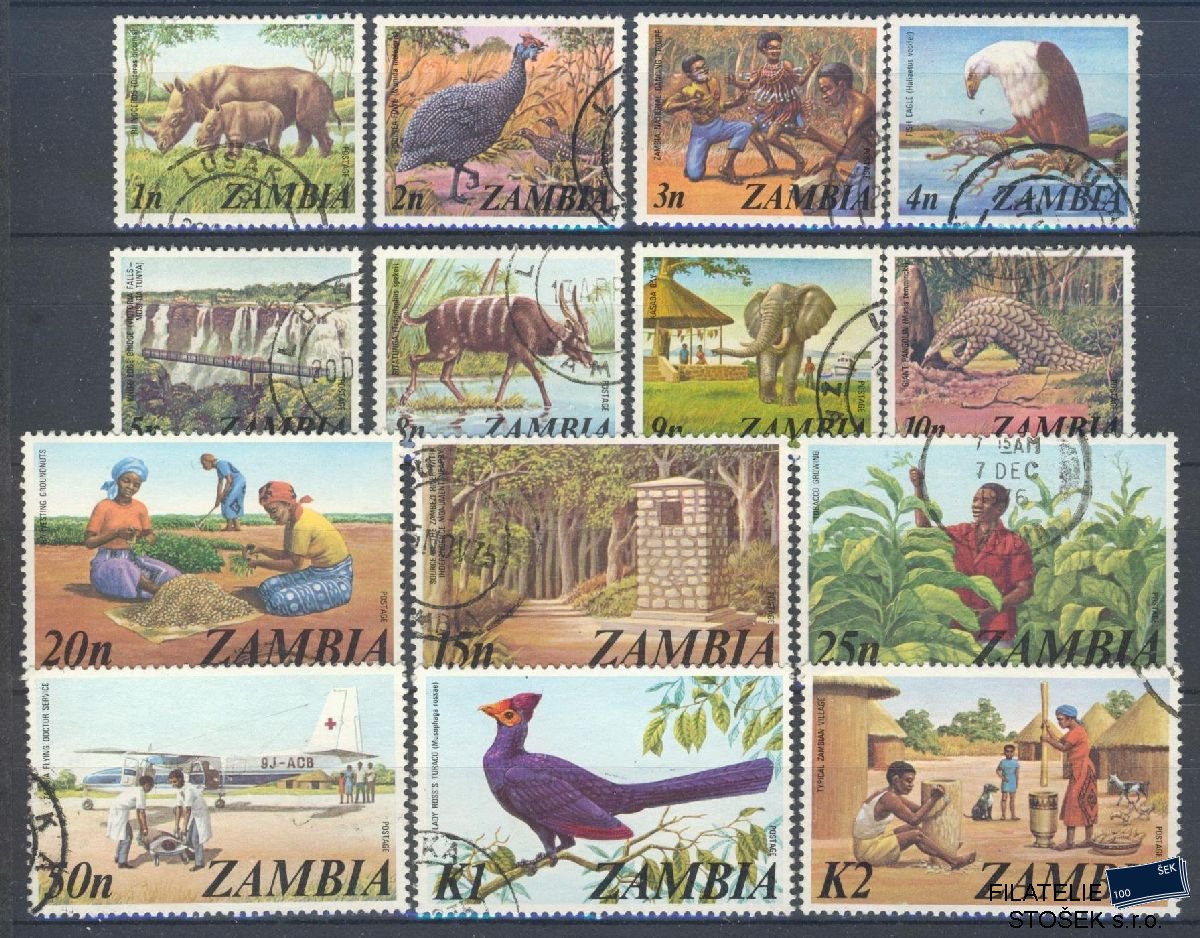Zambia známky Mi 141-54