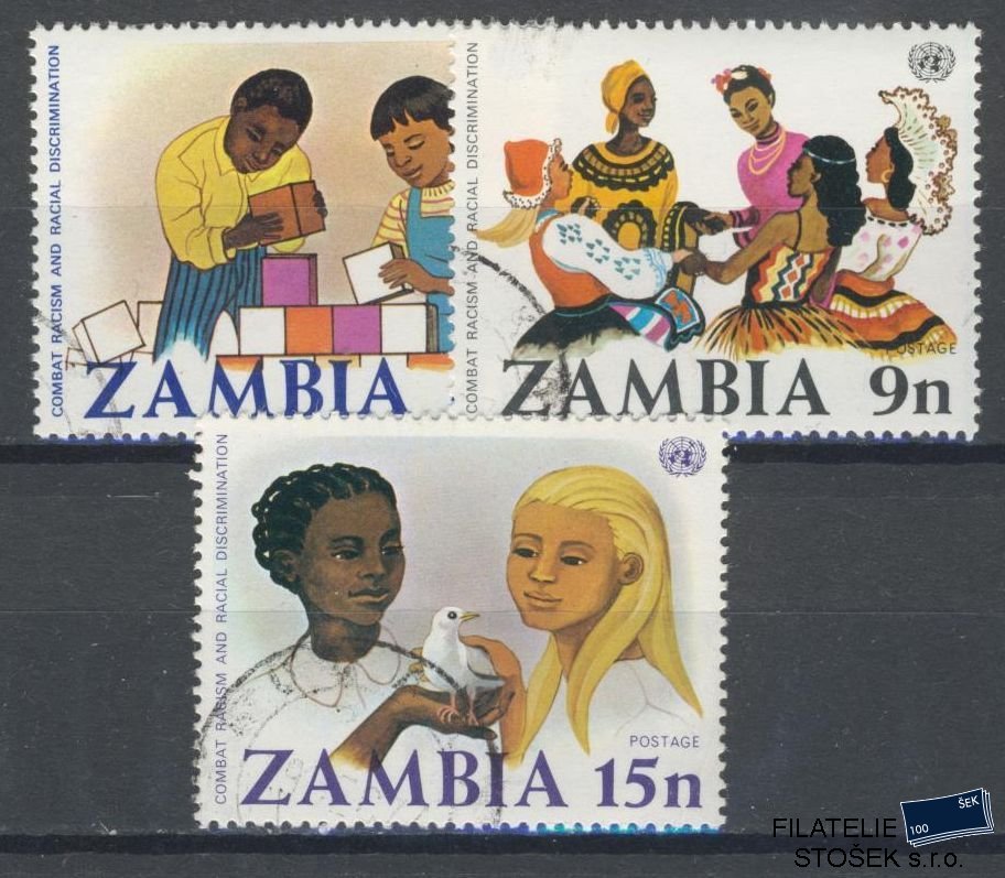 Zambia známky Mi 186-88