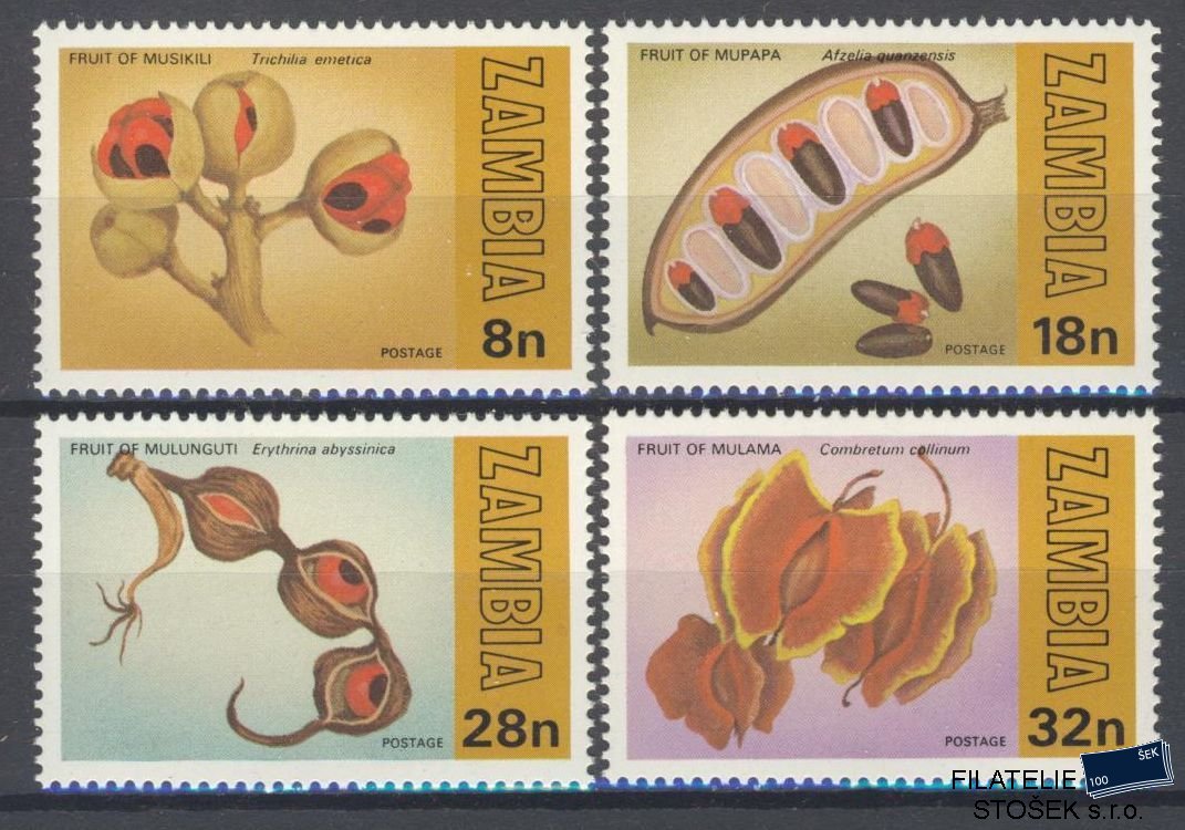 Zambia známky Mi 241-44