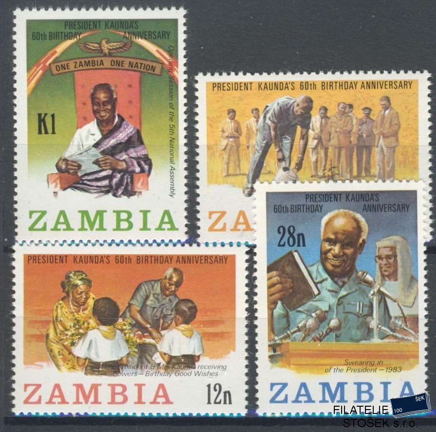 Zambia známky Mi 310-13