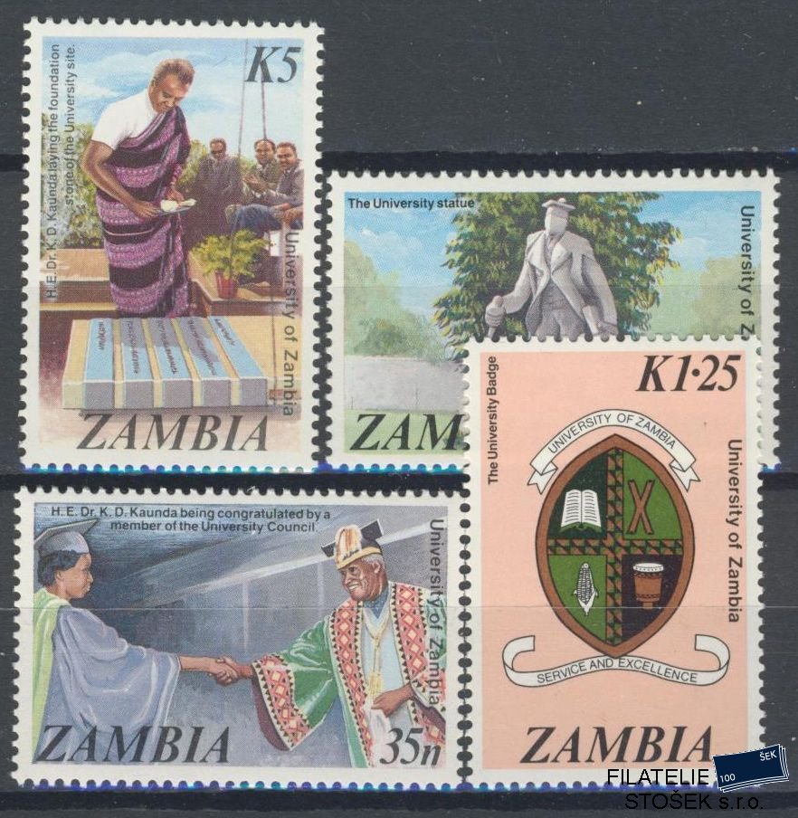 Zambia známky Mi 377-80
