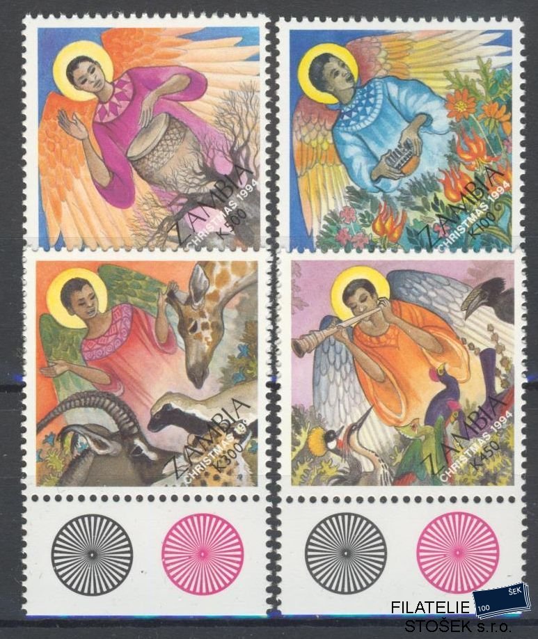 Zambia známky Mi 647-50