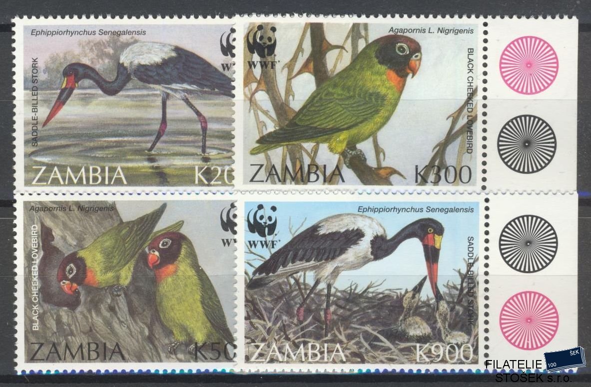 Zambia známky Mi 656-59