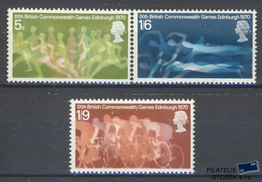 Anglie známky 552-54