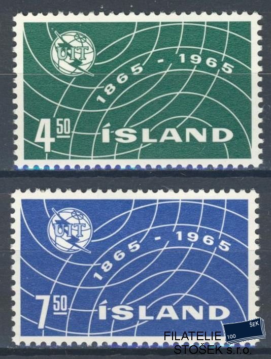 Island známky Mi 390-91