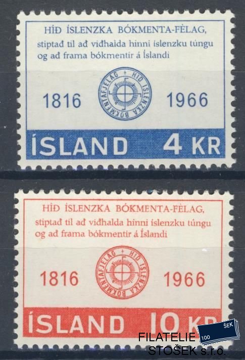 Island známky Mi 406-7