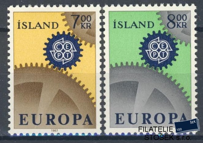 Island známky Mi 409-10