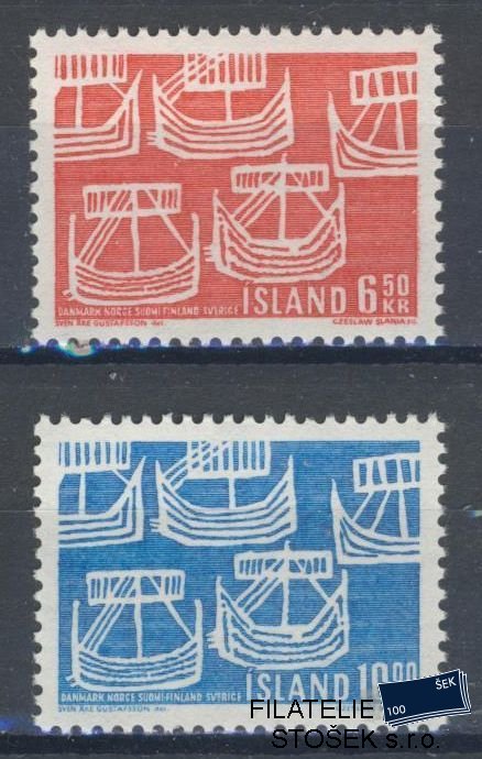 Island známky Mi 426-27