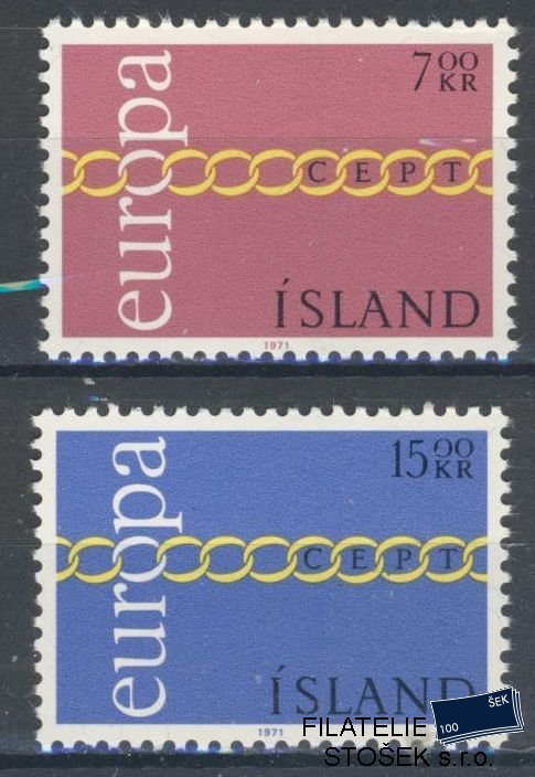 Island známky Mi 451-52