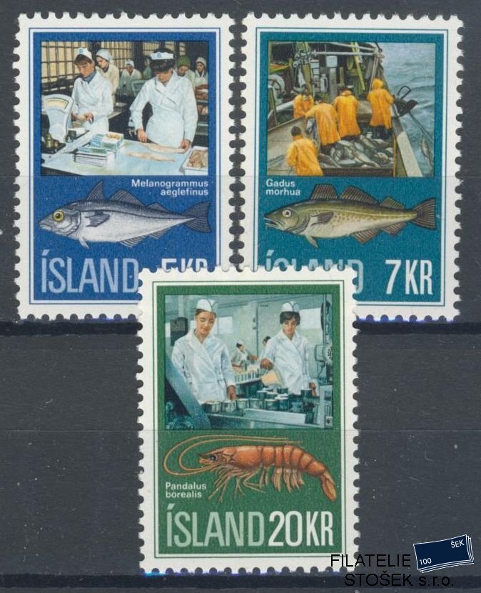 Island známky Mi 457-59