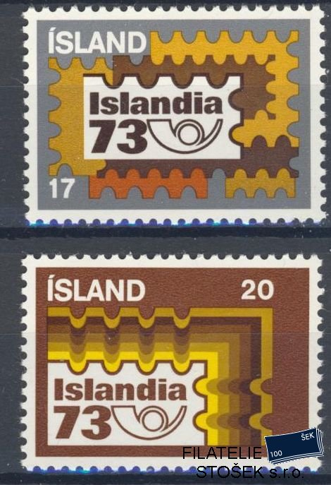 Island známky Mi 482-83