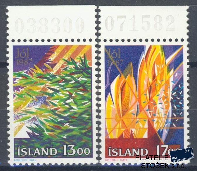 Island známky Mi 678-79