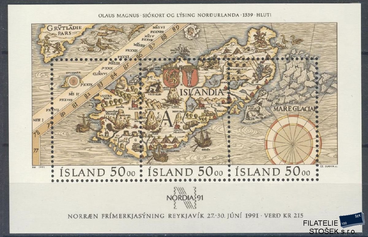 Island známky Mi Blok 12
