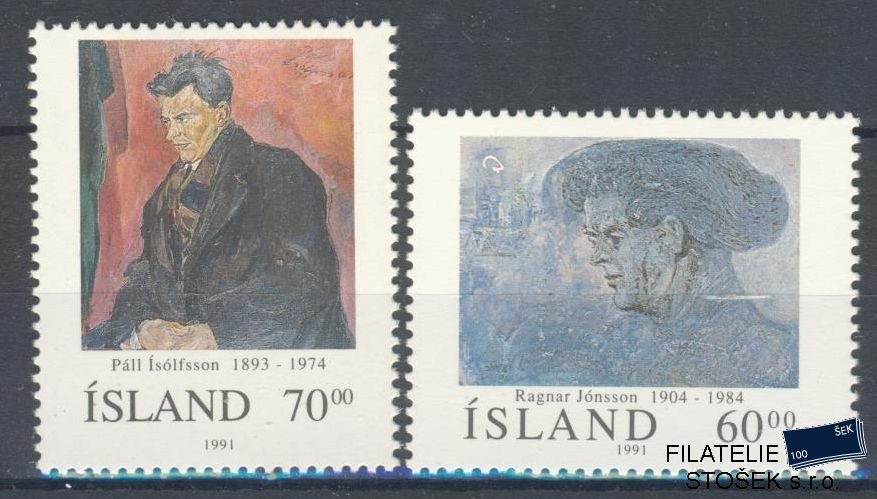 Island známky Mi 751-52