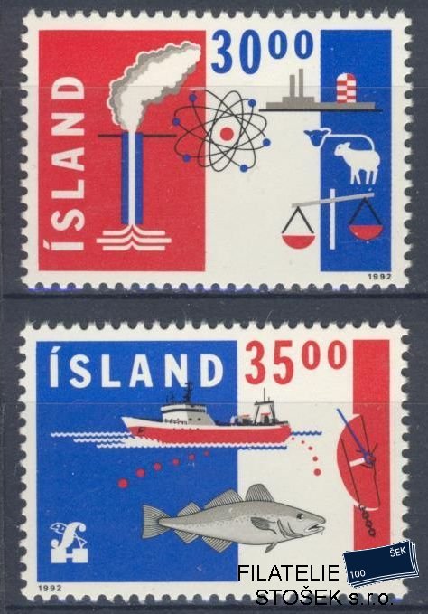 Island známky Mi 766-67