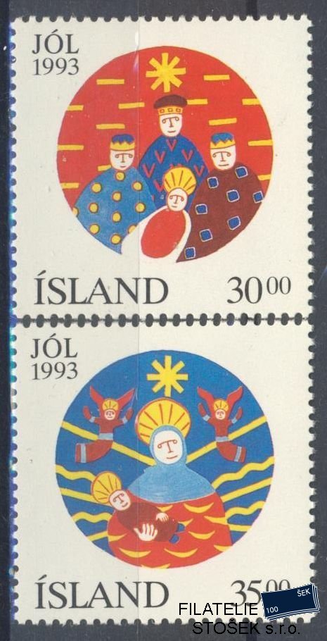 Island známky Mi 795-96